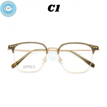 Gọng nhựa càng kính titanium mã 8151